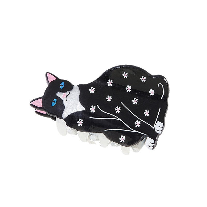 Wholesale Chic Panda Design PVC Hair Gripper Clip Handmade Women S Everyday Styling Accessory