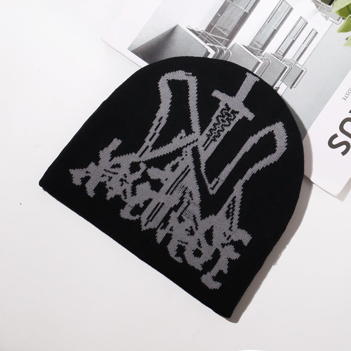 Wholesale Gothic Style Casual Trend Warm Knitted Hat