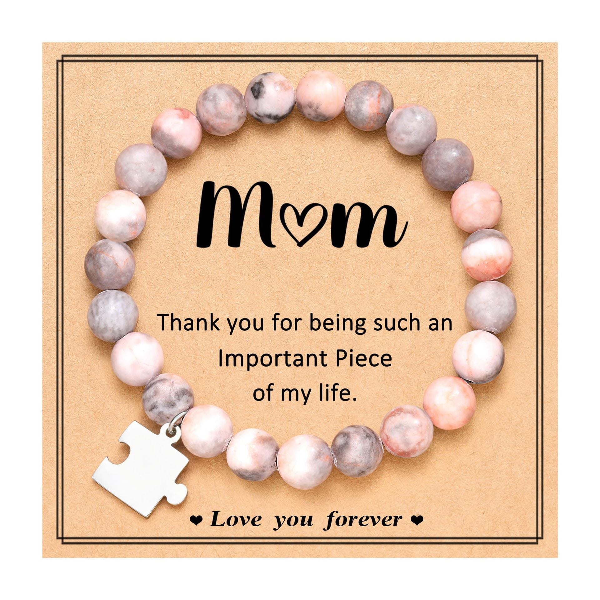 Wholesale Pink Zebra Bracelet Mother's Day Gift  Bracelet