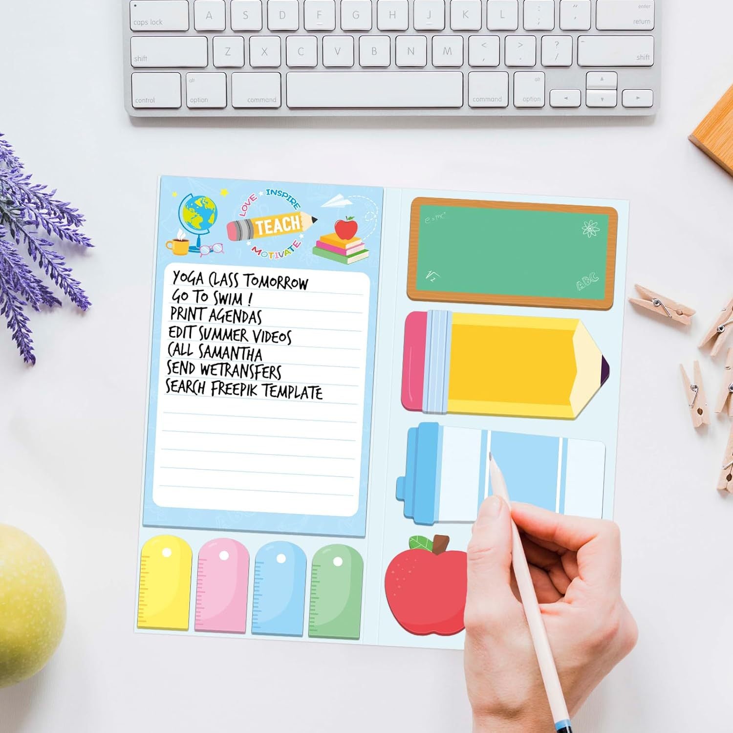 Wholesale Teacher' s Day Theme Cartoon Sticky Notes Combination School Theme