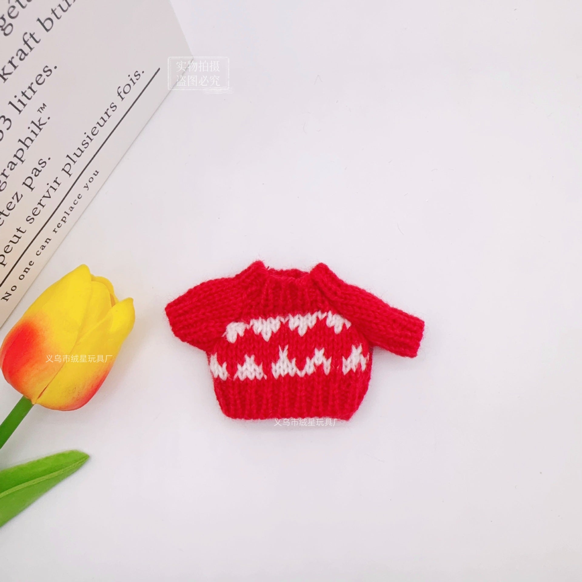Wholesale Creative Cotton Sweater Doll Accessories Little Clothes for Cotton Dolls Dog Leader Costume Toy Series Life Category
