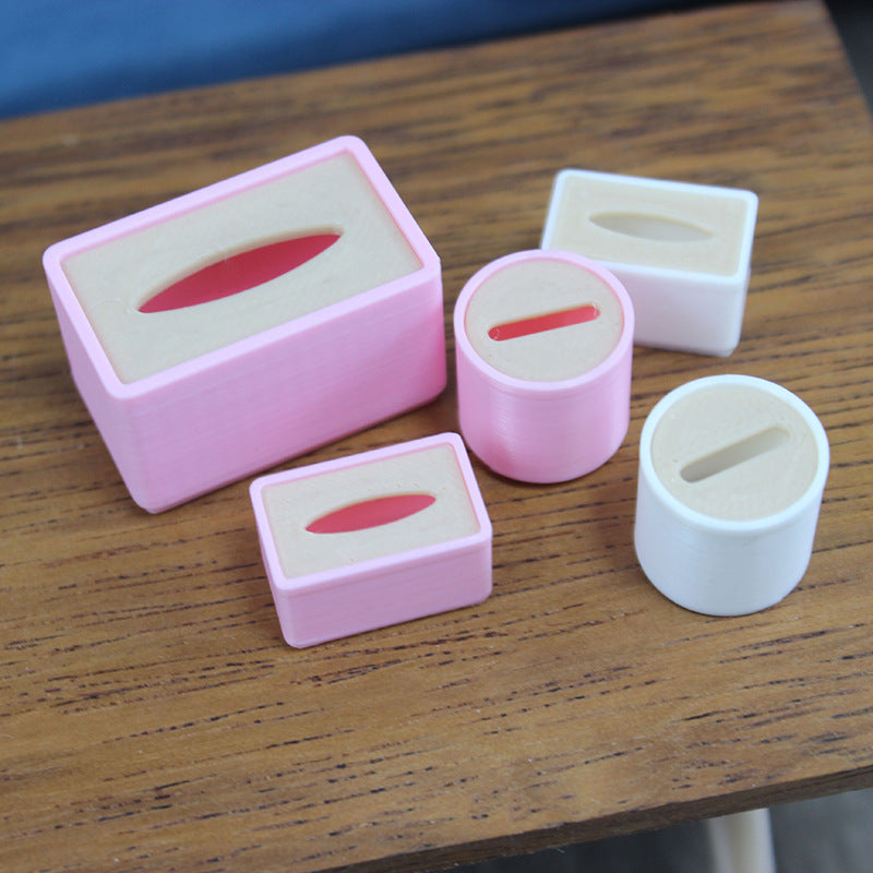 Wholesale doll house  simulation miniature paper box Doll Accessories