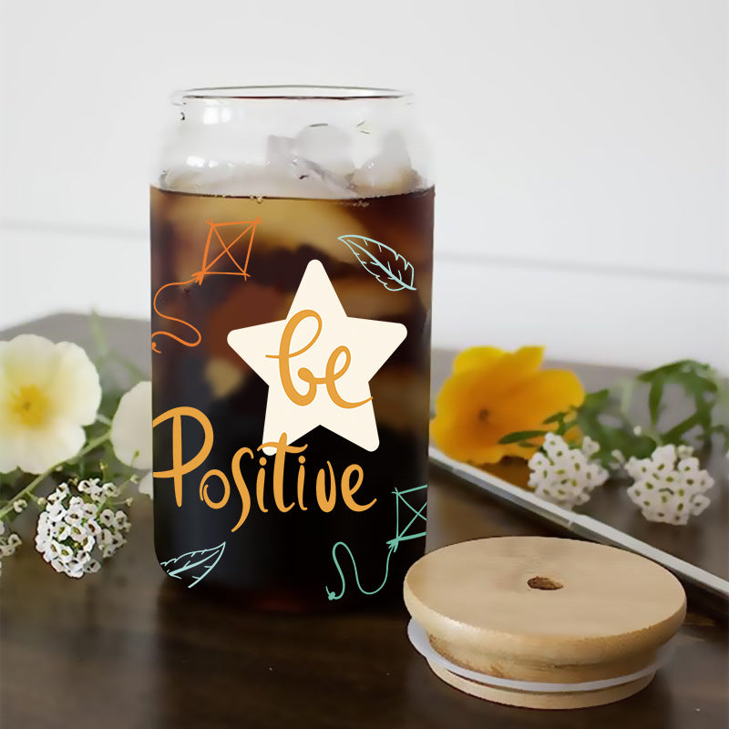 Wholesale Colorful clouds rainbow stars 16oz Cup UV DTF Wraps