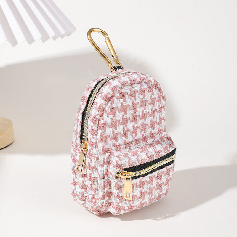 Wholesale Thousand Bird Pattern PU Zero Wallet Keychain