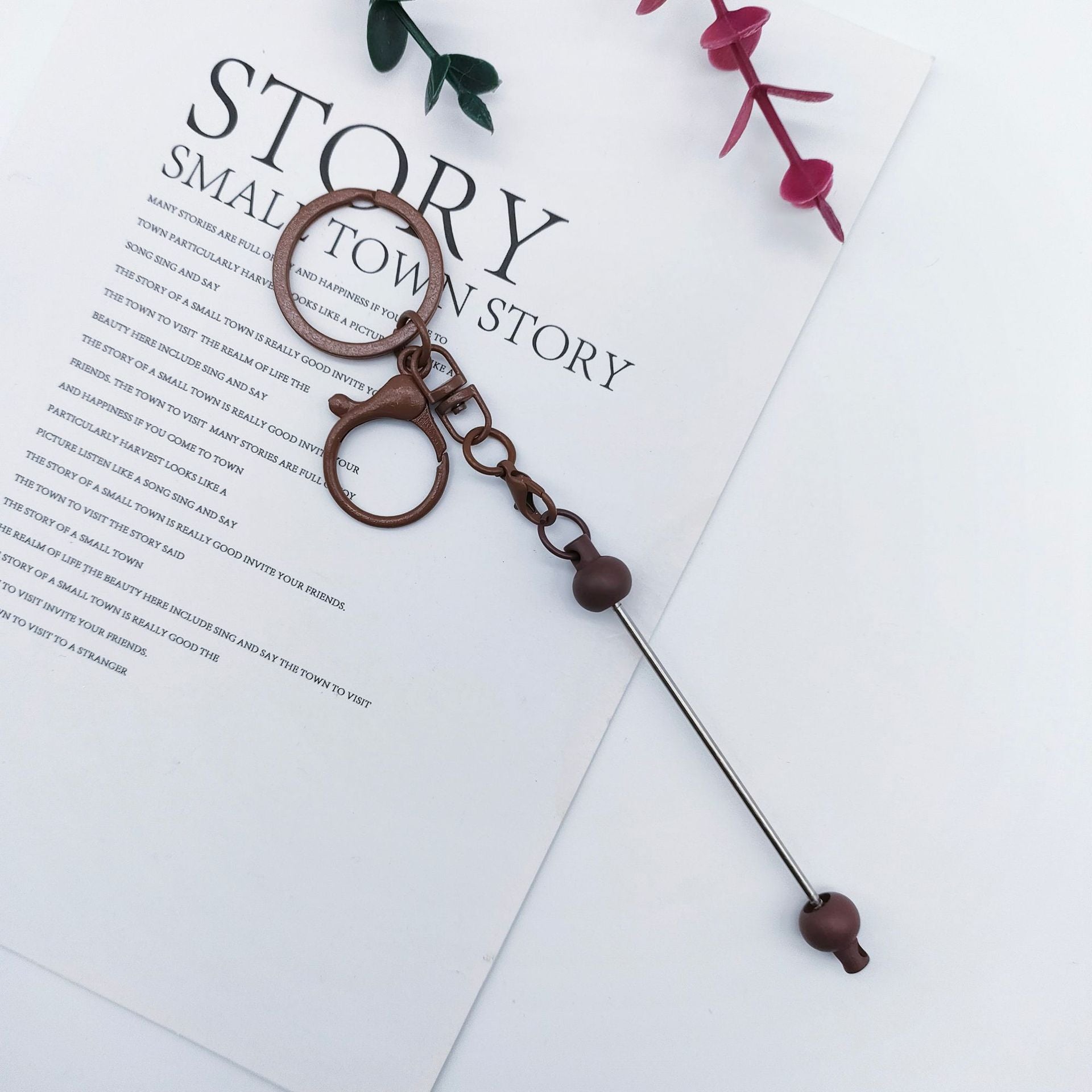 Wholesale DIY Personalized Baked Paint Color Cute Keychains