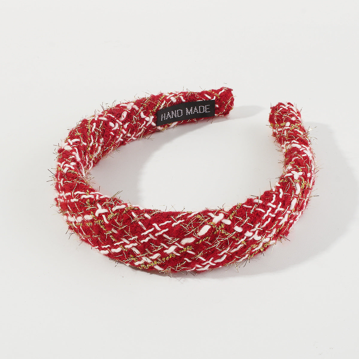 Wholesale Christmas and New Year Festive Red Wide-brimmed Headbands