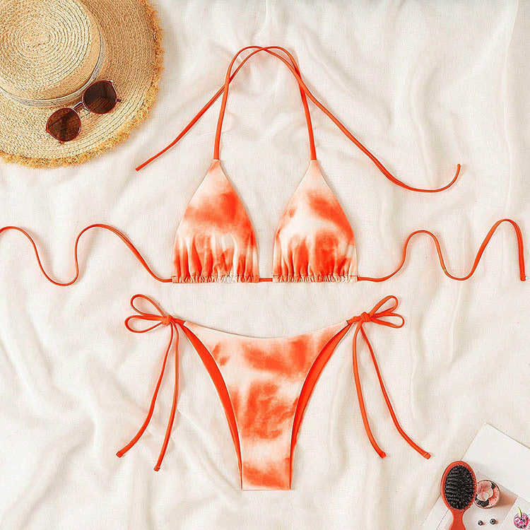 Wholesale Women's lace-up swimsuit fashion sexy beach bikini
