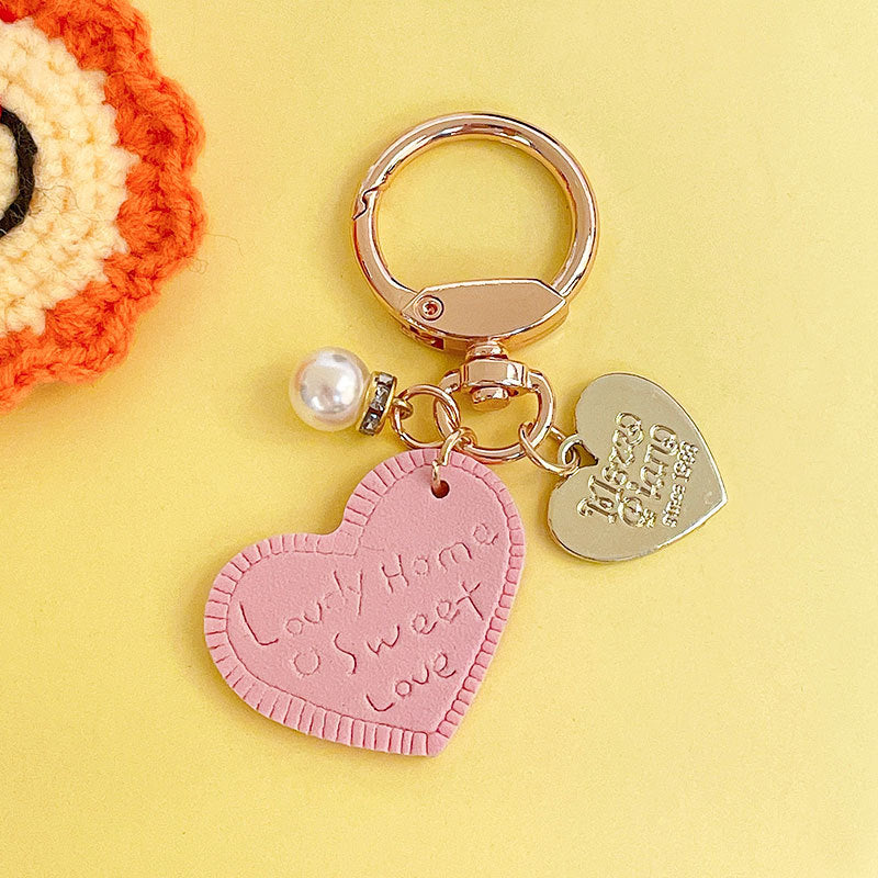 Wholesale Mother's Day Leather Love Keychains