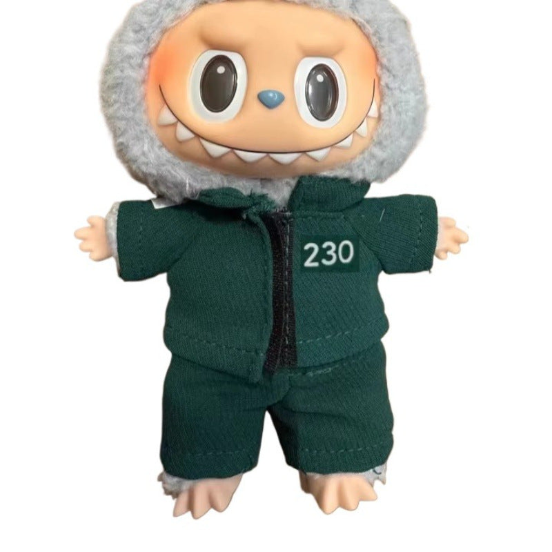 Wholesale 17cm Clothing  Shoes MP5 Weapo Vinyl Keychain  Lychee Red Doll Accessories