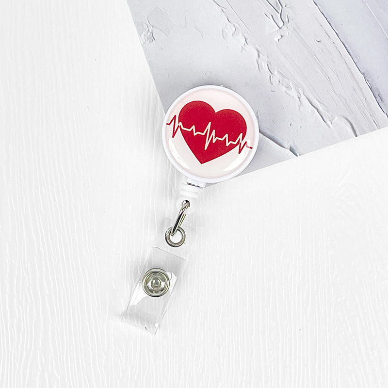 Wholesale Retractable Doctor Nurse Badge Holder Keychain