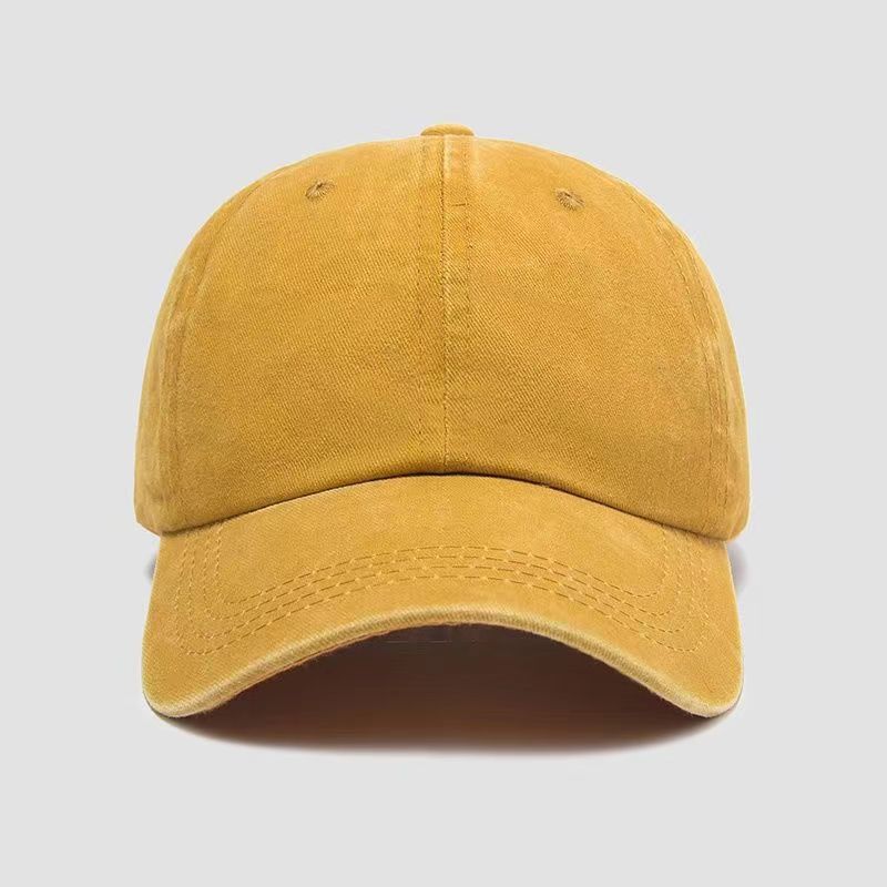 Wholesale Wholesale vintage embroidered logo distressed soft top cap