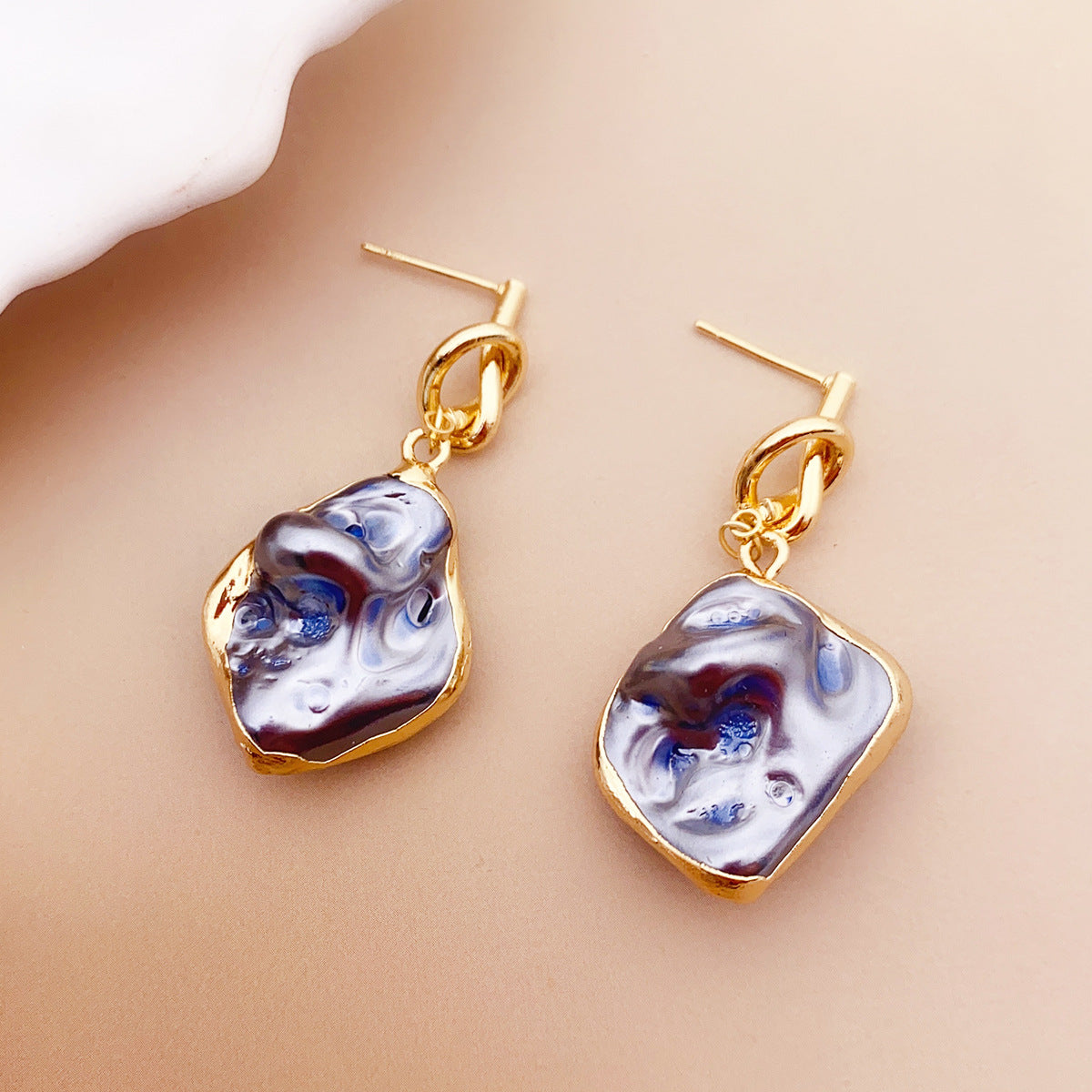 Wholesale Baroque Special Shape Pearl Earrings