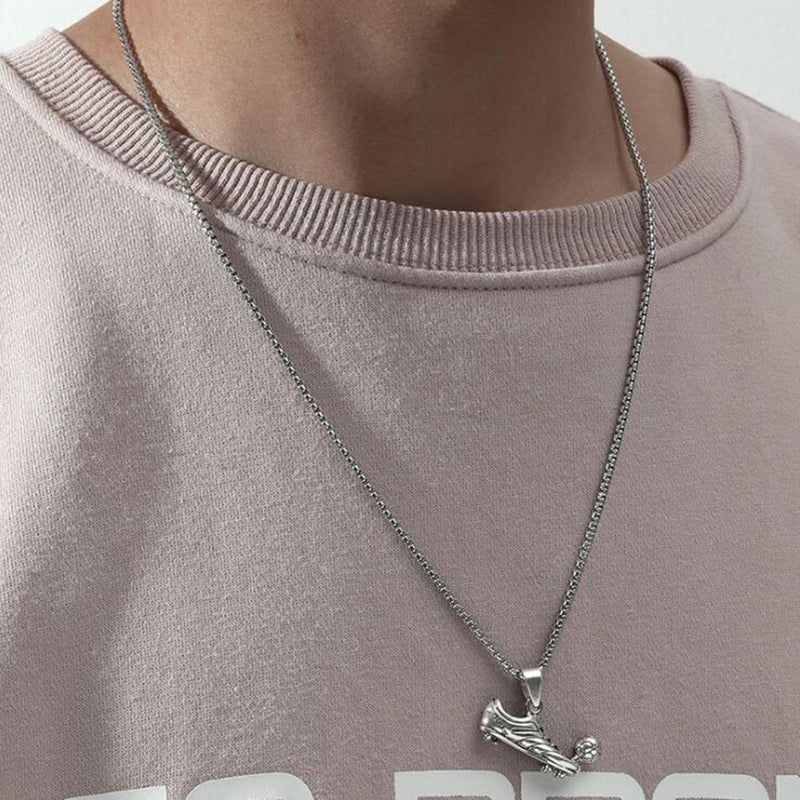 Wholesale  sneaker football necklace  men' s stainless steel necklace Men Necklaces