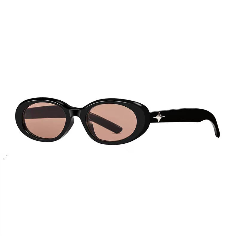 Wholesale Star Oval Anti-UV Fashion Trendy Sunglasses