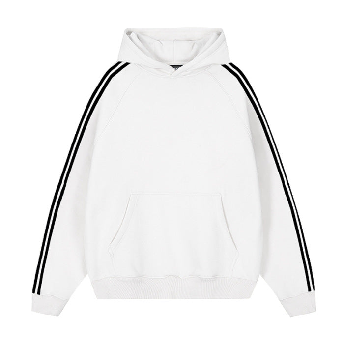 Wholesale Pure Cotton Retro Comfortable Sports Loose Casual Long-sleeved Hooded Clothes