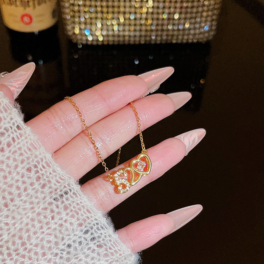 Wholesale Titanium Steel Necklace Women's All-match Sweet Chain Accessories