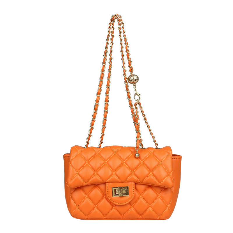 Wholesale Small Golden Ball Diamond Chain Crossbody Shoulder Small Square Bag