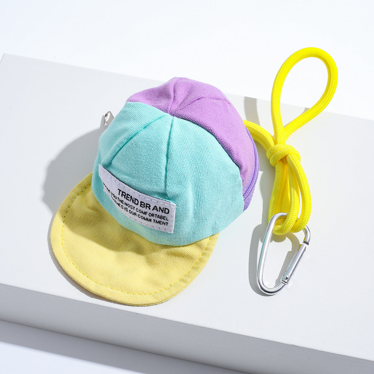 Wholesale Creative hat shape coin purse earphone bag personalized pendant