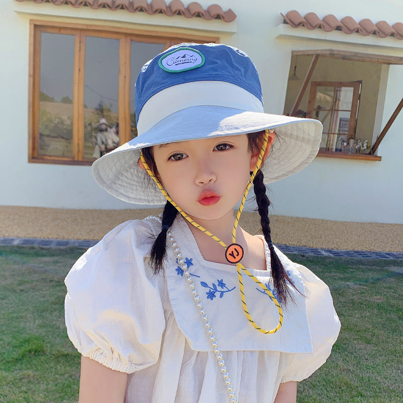 Sombrero de cubo de etiqueta para niños poliéster al por mayor