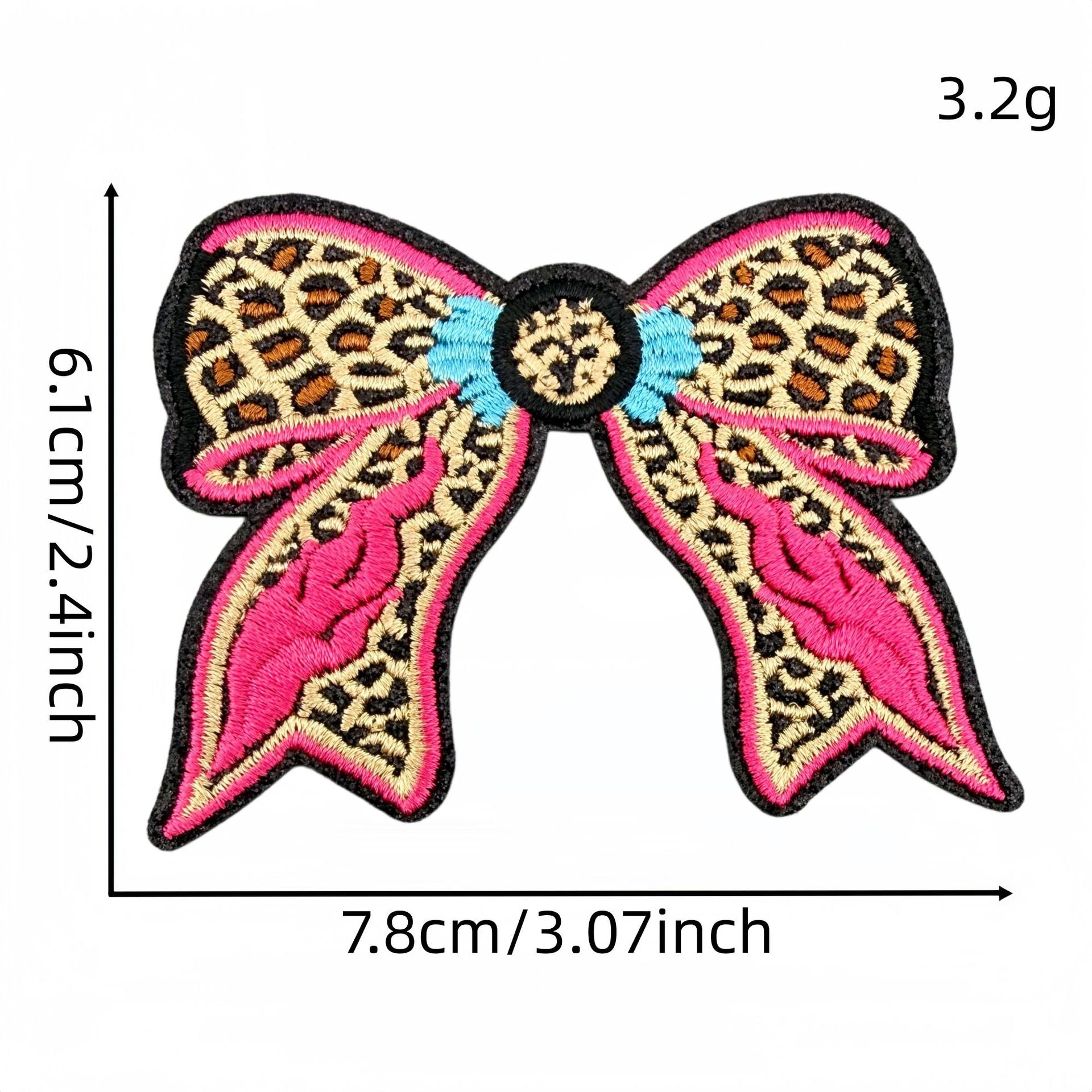 Wholesale Chic Embroidered Patch Set Of 18 Polyester Thread Cowboy Skull Bow Checkerboard DIY Craft Supply For Clothing Decoration