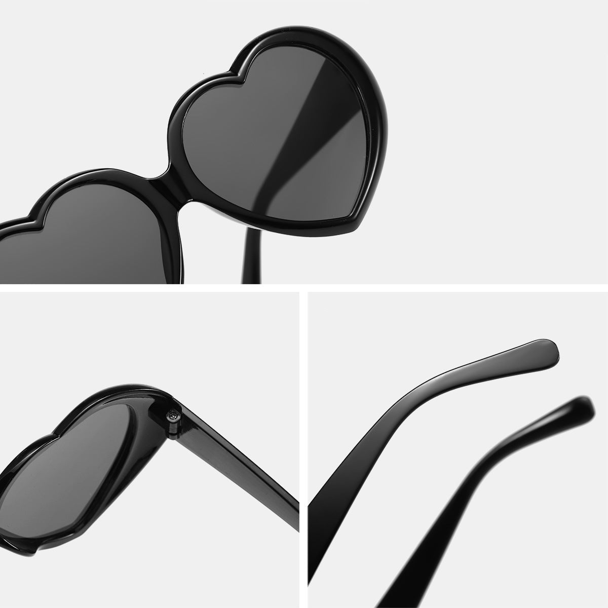 Wholesale Valentine's Day large frame peach heart fashion sunglasses Internet celebrity seaside vacation sun protection Sunglasses