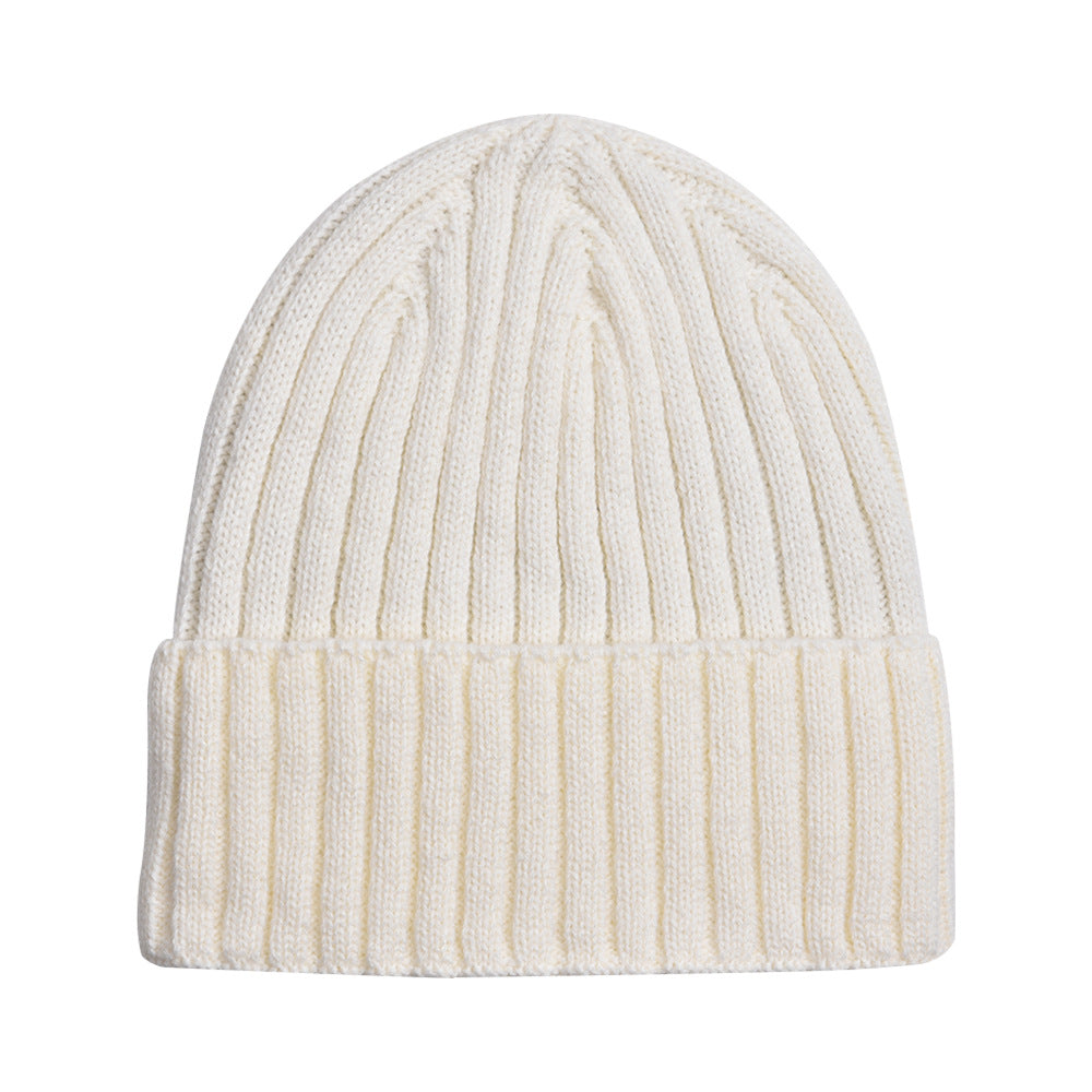 Wholesale Winter Hat Solid Color Knitted Hat Woolen Hat