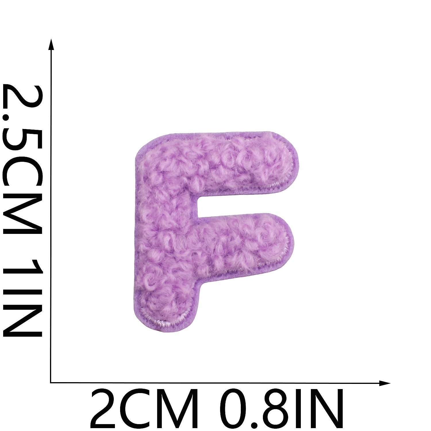 Wholesale Trendy Chenille Embroidered Alphabet Number Patches Iron On DIY Decorative Accessory For Clothing Bags Boutique Resale