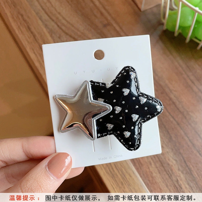 Wholesale Cute Star Niche Spicy Girl Metal Hair Clips