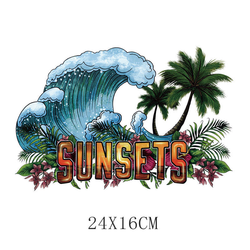 Wholesale Summer Cartoon Heat Transfer   UV DTF Ready to Press Transfers Wraps