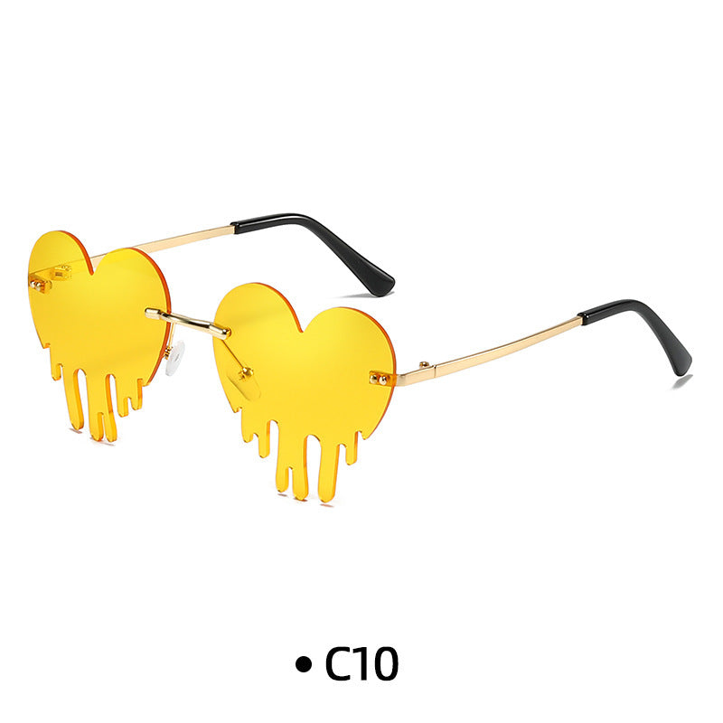 Wholesale 028 New Fashion Personalized Sunglasses Colorful Ocean Lens Sunglasses for Men and Women