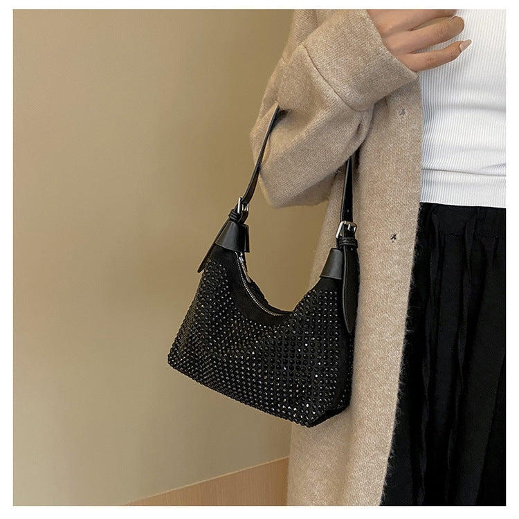 Wholesale Fabric Rhinestone Shoulder Handbags