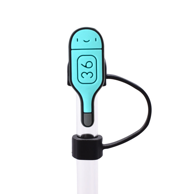 Wholesale  Random 100pcs/pack    Medical dust plug  straw cap  Straw Tube Cap