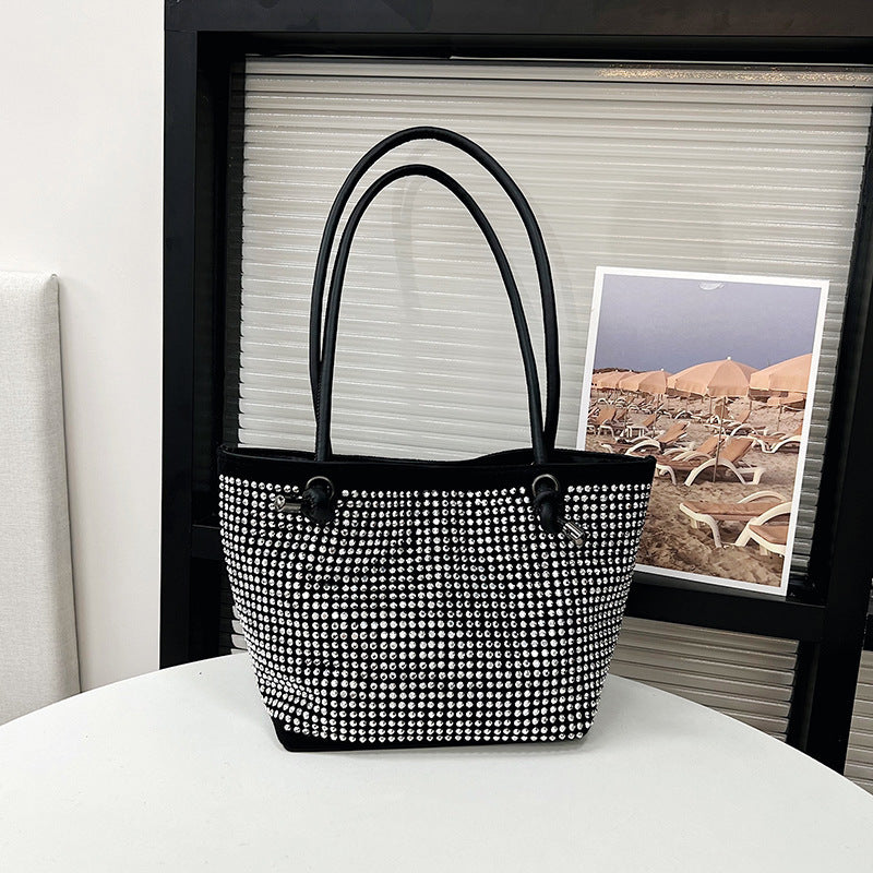 Bolso al por mayor de hombro de diamantes de imitación