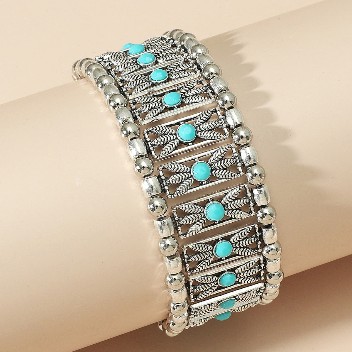 Wholesale 2PCS Vacation Style Personalized Alloy Bracelet