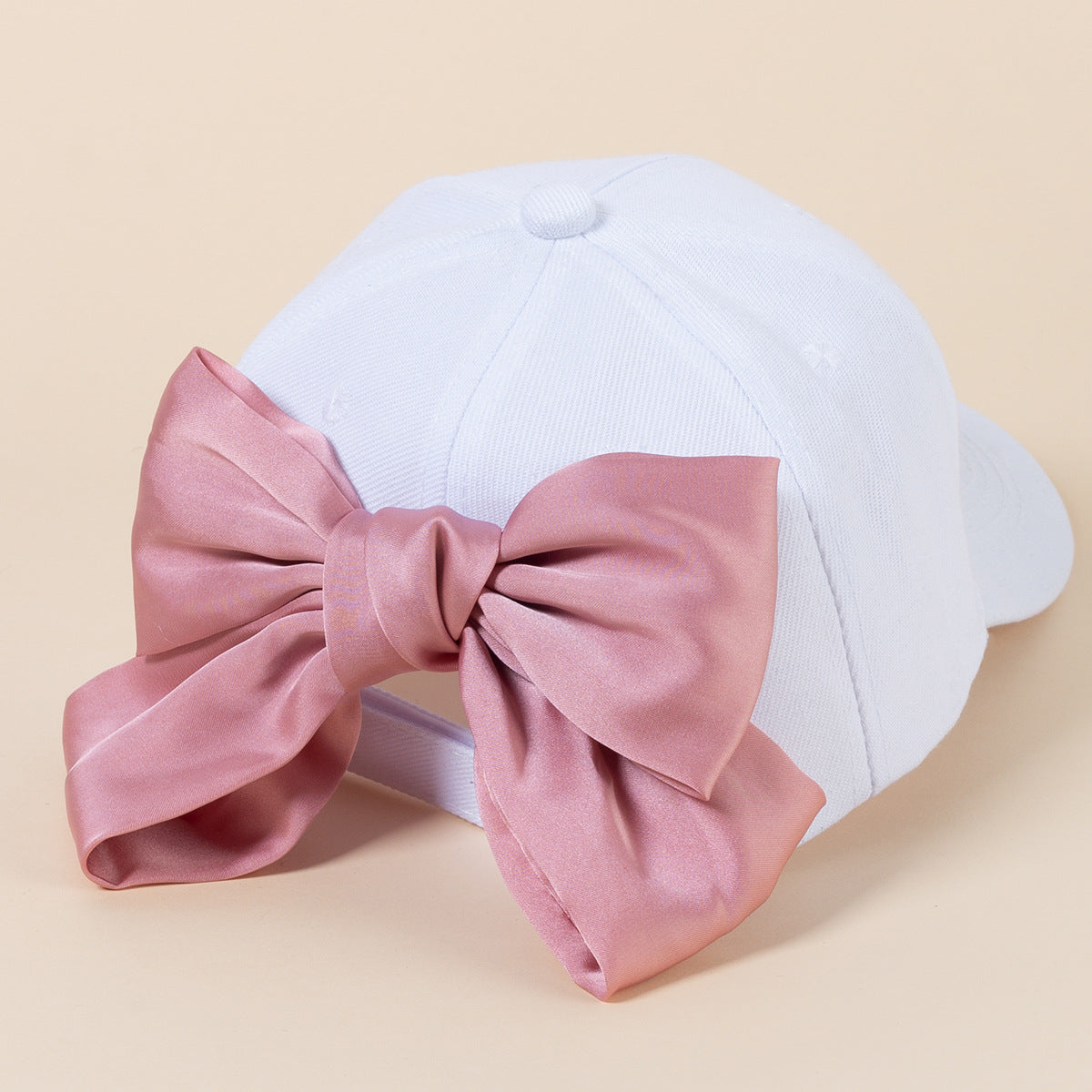 Wholesale Bow Soft Top Cotton Baseball Caps
