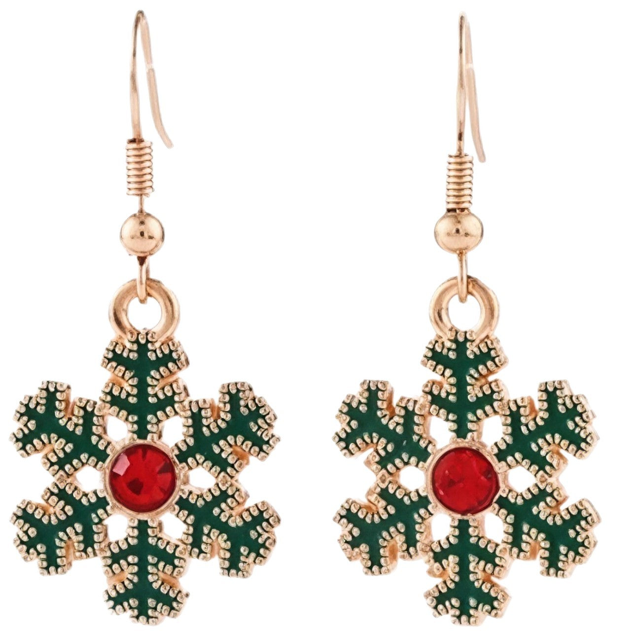 Wholesale Christmas  Reindeer Snowflake Earrings