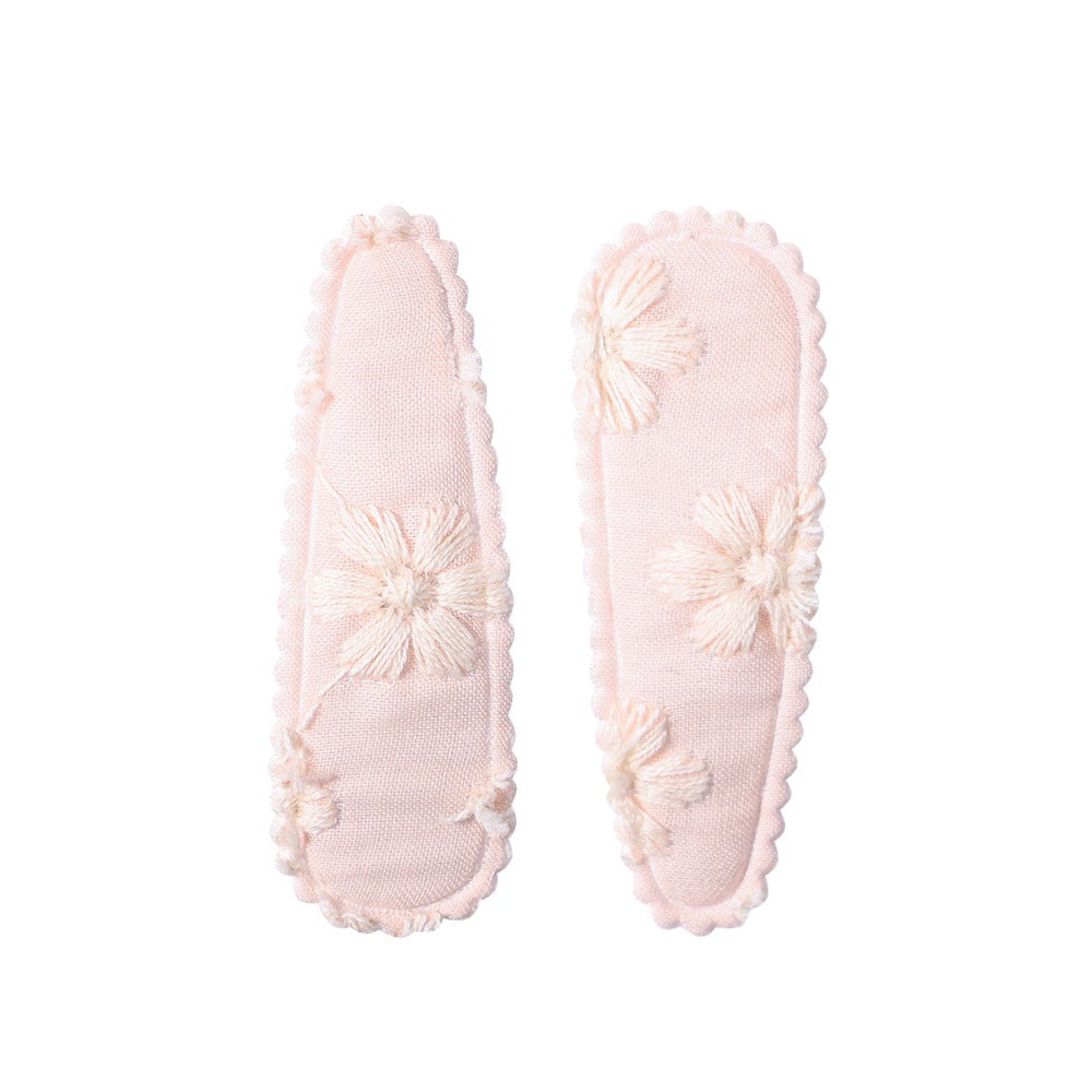 Wholesale Creative Sweet Floral BB Hair Clips