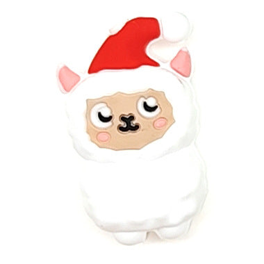 Wholesale 20pcs/psck   Christmas  silicone 3D Focal Beads