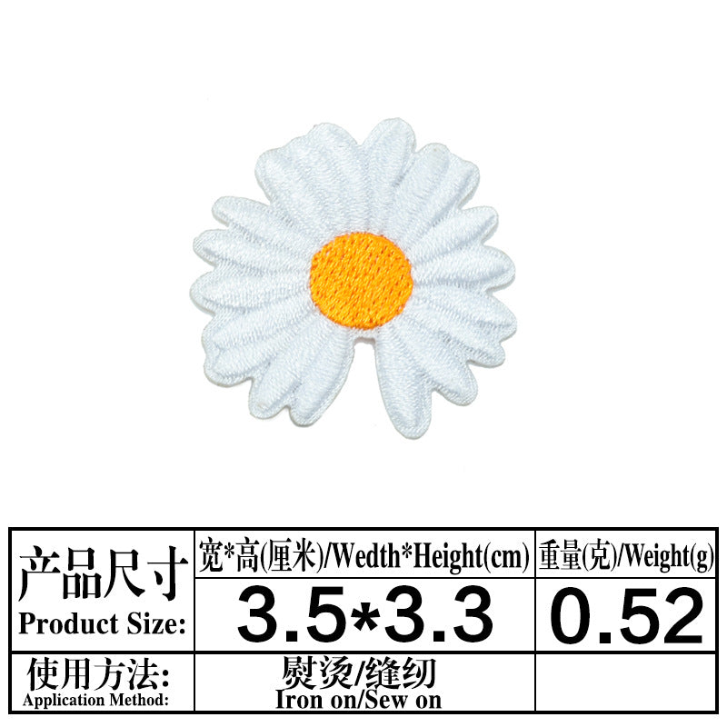 Wholesale Trendy Embroidery Patches Cloth Applique For Clothing Shoes Bags DIY Decorative Accent
