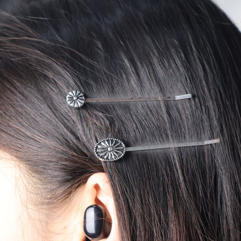 Wholesale retro turquoise hairpin suit simple personality trend hair clips