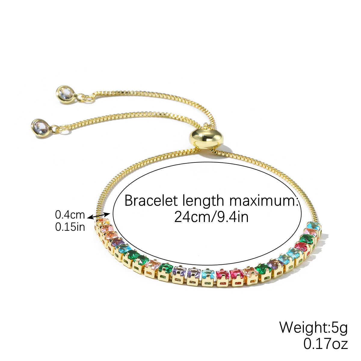 Wholesale  Adjustable Pull  Demon Eye Alloy Bracelet