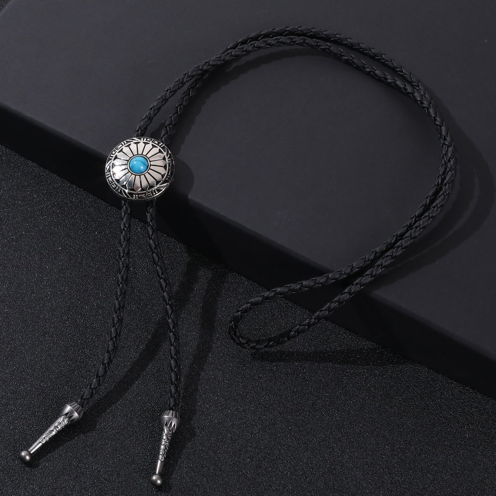 Wholesale Adjustable Enamel Western Bolo Tie Alloy Necklace