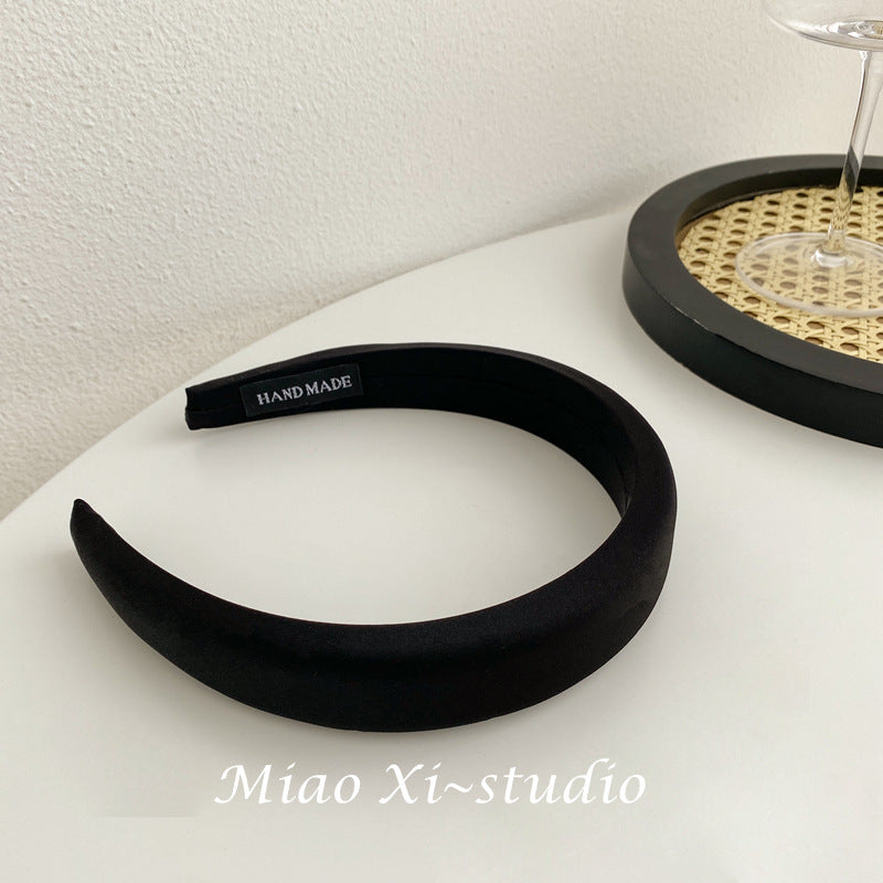 Wholesale of High-end Satin Sponge Summer Women's Fabric Headband