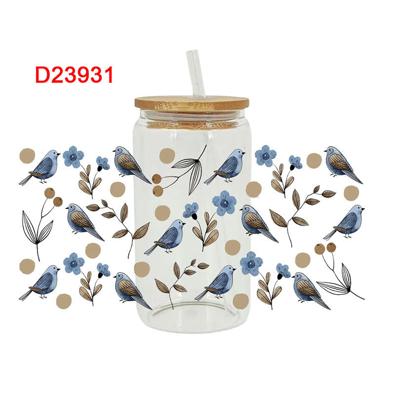 Wholesale UV Transfer Paste Glass Crystal Label Crystal Paste 16OZ UV DTF WRAPS