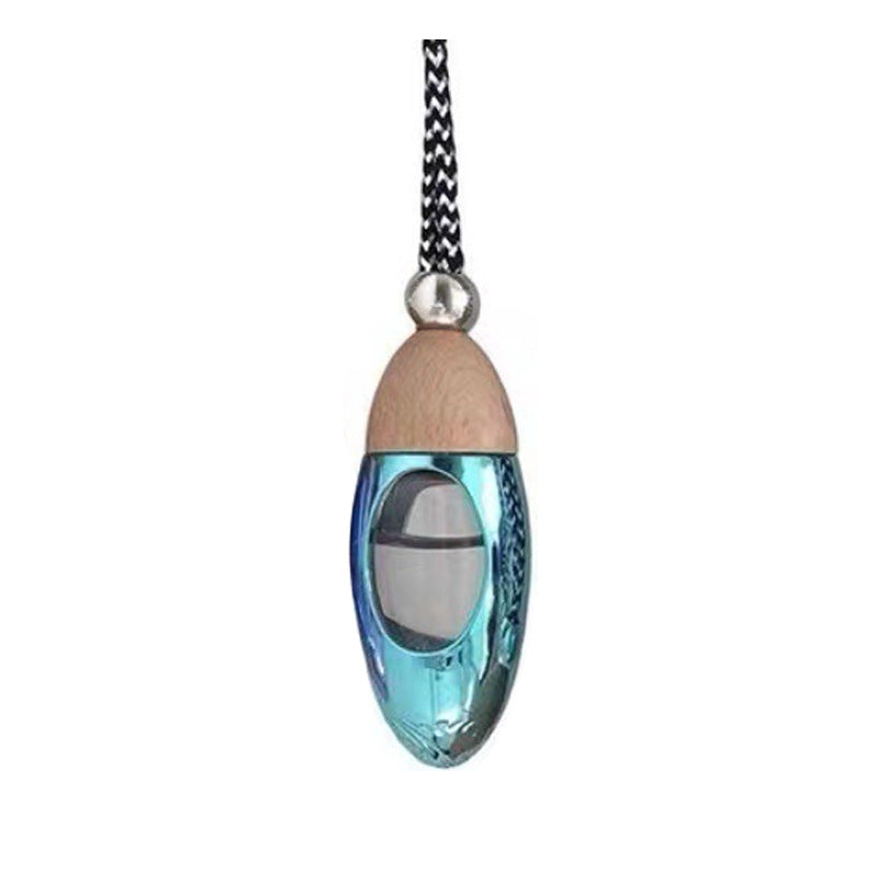 Wholesale Drop-shaped Essential Oil Car Glass Aromatherapy Pendant