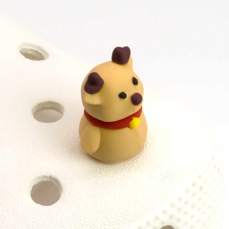 Wholesale 5pcs Cartoon 3D Garden Crocs Decorative Accessories