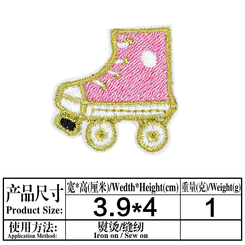Wholesale Cute Cartoon Patch Set With Rainbow Pegasus Bunny Flowers DIY Craft Accessory For Bags Clothing Towels