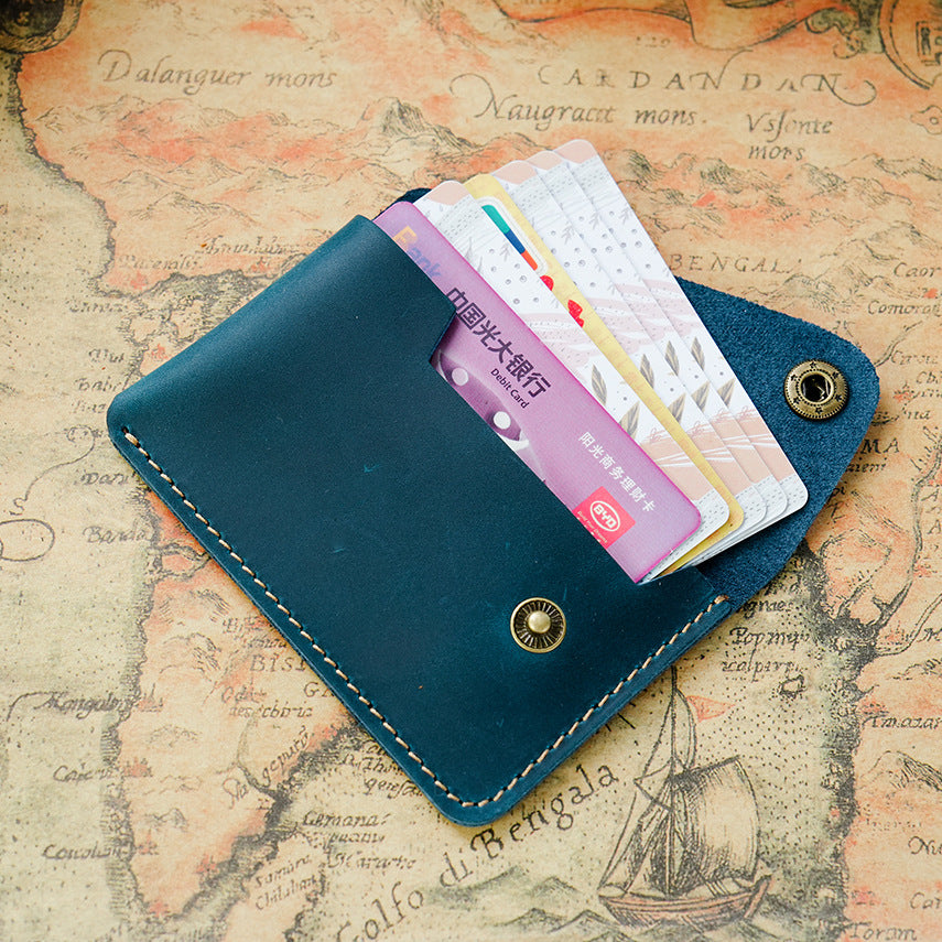 Wholesale Genuine Leather Simple Multifunctional Retro Wallet
