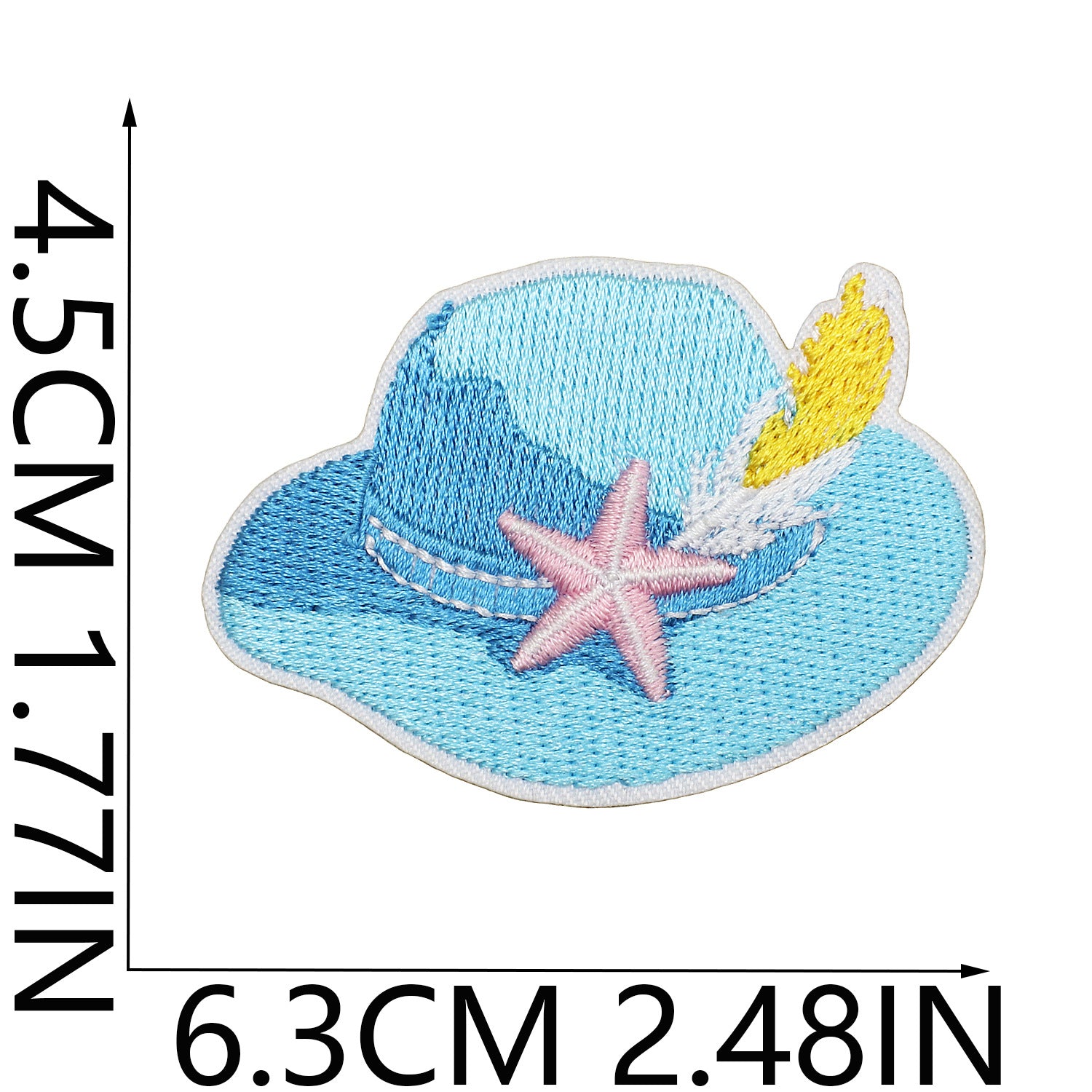 Wholesale Western Cowboy Shell Embroidered Patch Polyester Heat Transfer Applique For Clothing Casual Decorative Accent And Resale