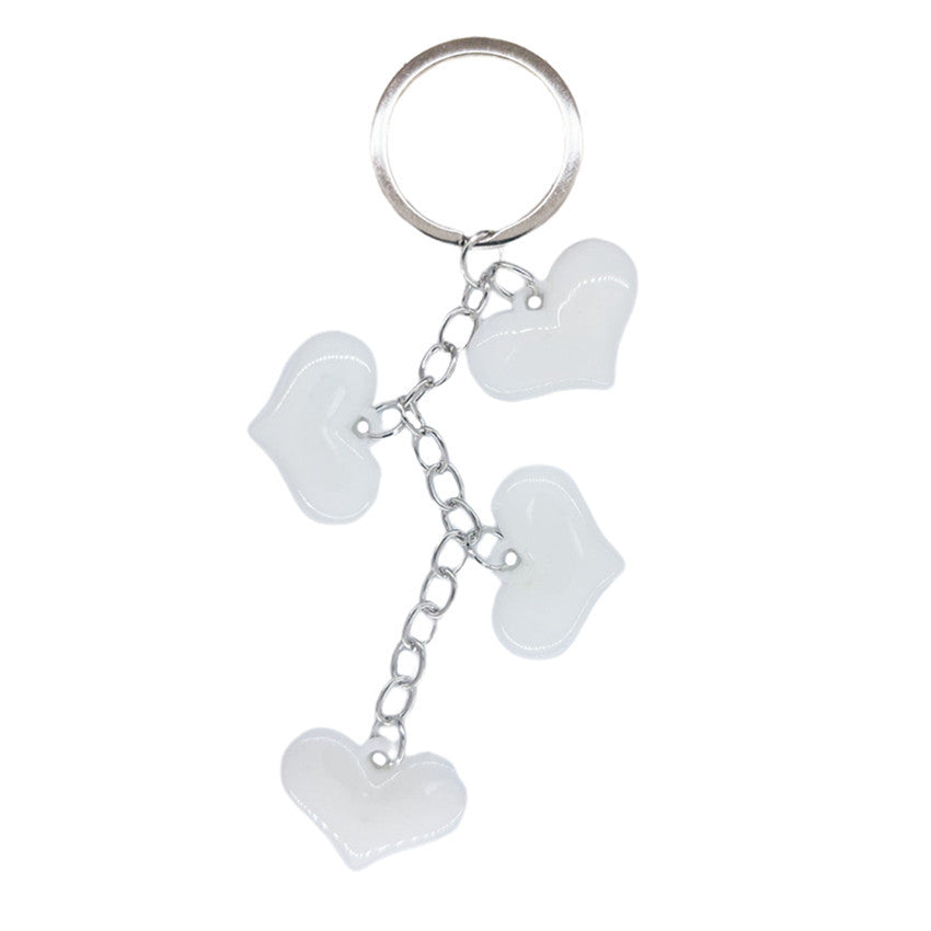 Keychain de corazón acrílico de San Valentín al por mayor